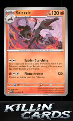 Salazzle - 035/217 035/217 Pokemon Uncommon ME: Ascended Heroes Card NM