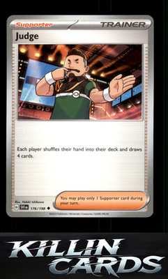 Judge 176/198 Pokemon Uncommon SV01: Scarlet & Violet Base Set Card NM