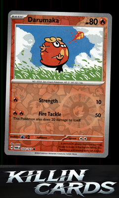 Reverse Holofoil Darumaka 034/167 Pokemon Common SV06: Twilight Masquerade Card