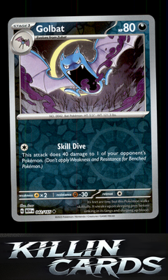 Reverse Holofoil Golbat 042/165 Pokemon Uncommon SV: Scarlet & Violet 151 Card L