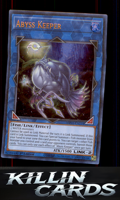 1st Edition Abyss Keeper MP22-EN234 YuGiOh Ultra Rare 2022 Tin of the Pharaoh's