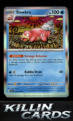 Slowbro 043/198 Pokemon Rare SV01: Scarlet & Violet Base Set Card NM
