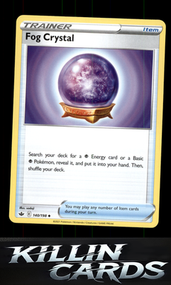 Fog Crystal 140/198 Pokemon Uncommon SWSH06: Chilling Reign Card NM