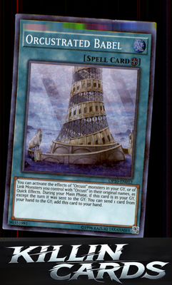 Orcustrated Babel OP10-EN012 YuGiOh Super Rare OTS Tournament Pack 10 Card NM