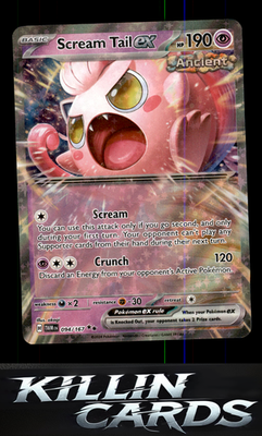 Scream Tail ex - 094/167 094/167 Pokemon Double Rare SV06: Twilight Masquerade C