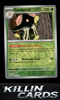 Reverse Holofoil Toedscruel - 017/182 017/182 Pokemon Uncommon SV04: Paradox Rif