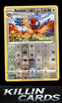 Reverse Holofoil Archen 146/195 Pokemon Uncommon SWSH12: Silver Tempest Card NM