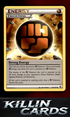 Strong Energy 115/124 Pokemon Uncommon XY - Fates Collide Card NM