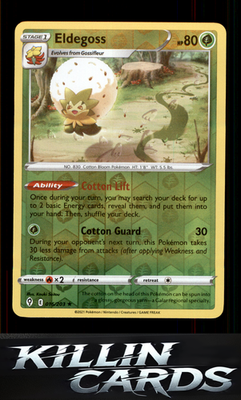 Reverse Holofoil Eldegoss 016/203 Pokemon Holo Rare SWSH07: Evolving Skies Card
