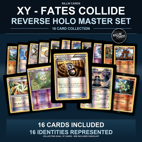 Pokemon TCG XY - Fates Collide Reverse Holo Master Set 16 Reverse Holo Card