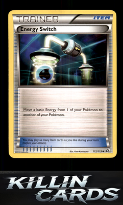 Energy Switch 112/113 Pokemon Uncommon Legendary Treasures Card LP