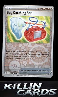 Reverse Holofoil Bug Catching Set 143/167 Pokemon Uncommon SV06: Twilight Masque