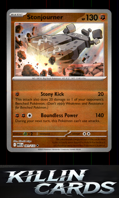 Reverse Holofoil Stonjourner 081/132 Pokemon Uncommon ME01: Mega Evolution Card