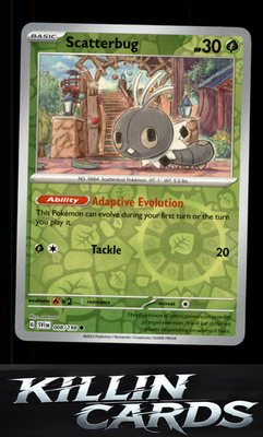 Reverse Holofoil Scatterbug 008/198 Pokemon Common SV01: Scarlet & Violet Base S
