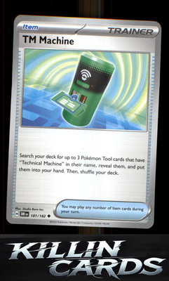 TM Machine 181/182 Pokemon Uncommon SV10: Destined Rivals Card NM