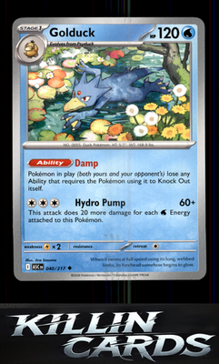 Golduck 040/217 Pokemon Uncommon ME: Ascended Heroes Card LP