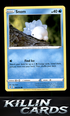 Snom 084/264 Pokemon Common SWSH08: Fusion Strike Card NM