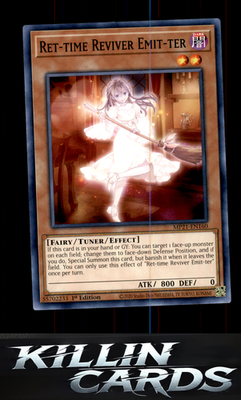 1st Edition Ret-time Reviver Emit-ter MP21-EN160 YuGiOh Common 2021 Tin of Ancie
