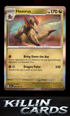 Haxorus 046/064 Pokemon Rare SV: Shrouded Fable Card NM