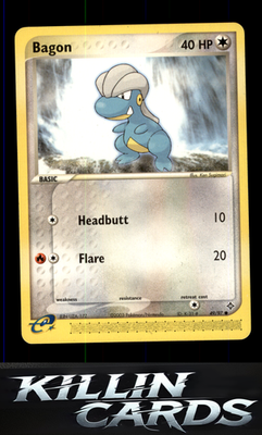 Bagon - 49/97 49/97 Pokemon Common Dragon Card LP