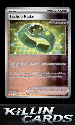 Reverse Holofoil Techno Radar 130/131 Pokemon Uncommon SV: Prismatic Evolutions
