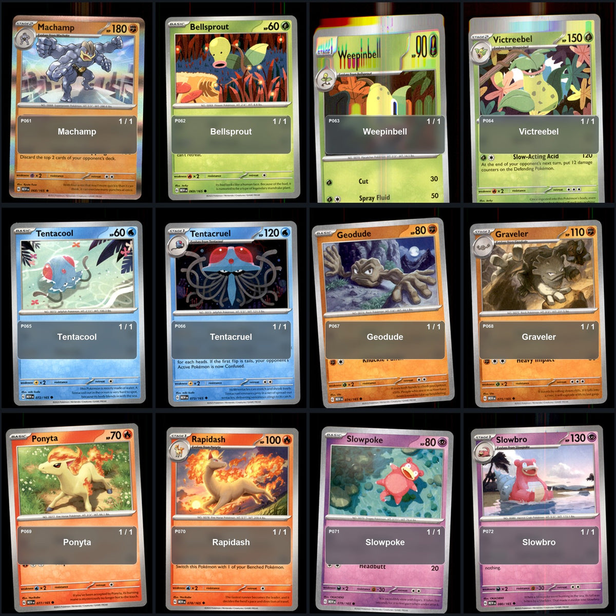 Pokemon TCG SV: Scarlet & Violet 151 C/UC/R Standard Set 147 Cards