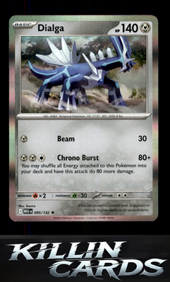 Dialga 095/132 Pokemon Rare ME01: Mega Evolution Card NM
