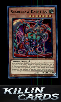 Scareclaw Kashtira OP21-EN008 YuGiOh Super Rare OTS Tournament Pack 21 Card NM