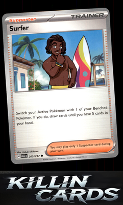 Surfer - 200/217 200/217 Pokemon Common ME: Ascended Heroes Card NM