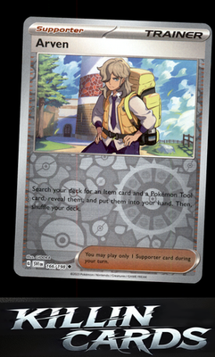 Reverse Holofoil Arven - 166/198 166/198 Pokemon Uncommon SV01: Scarlet & Violet