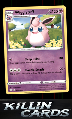 Wigglytuff 068/189 Pokemon Rare SWSH03: Darkness Ablaze Card NM