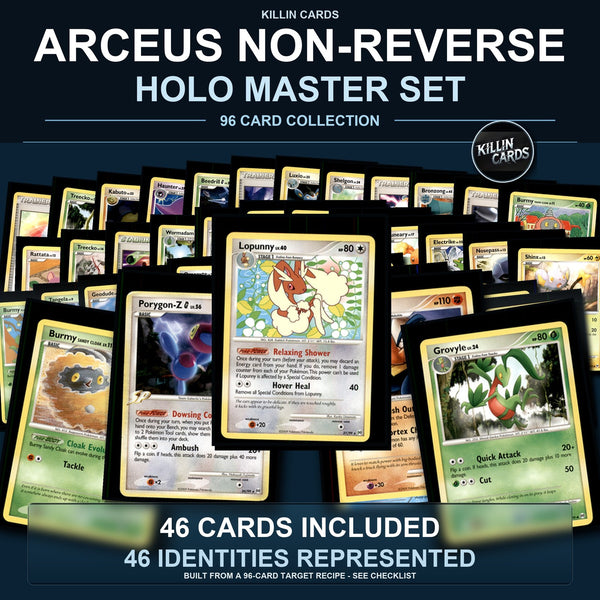 Pokemon TCG Arceus C/UC/R Standard Set 46 Cards