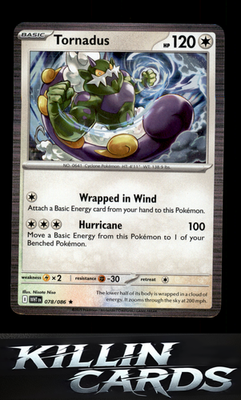 Tornadus 078/086 Pokemon Rare SV: White Flare Card NM