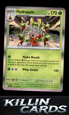 Reverse Holofoil Hydrapple - 018/182 018/182 Pokemon Rare SV10: Destined Rivals