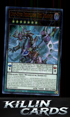 1st Edition Odd-Eyes Rebellion Xyz Dragon BLMR-EN005 YuGiOh Ultra Rare Battles o