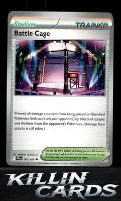 Battle Cage - 085/094 085/094 Pokemon Uncommon ME02: Phantasmal Flames Card NM
