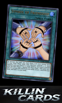 1st Edition Symbol of Friendship BLHR-EN058 YuGiOh Ultra Rare Battles of Legend: