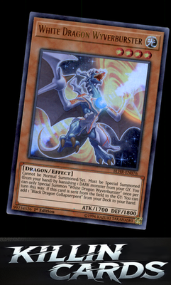 1st Edition White Dragon Wyverburster BLHR-EN076 YuGiOh Ultra Rare Battles of Le