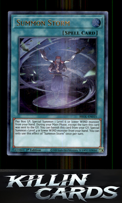 1st Edition Summon Storm BROL-EN015 YuGiOh Ultra Rare Brothers of Legend Card NM