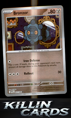 Reverse Holofoil Bronzor 071/094 Pokemon Common ME02: Phantasmal Flames Card NM