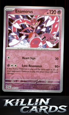 Reverse Holofoil Enamorus - 093/167 093/167 Pokemon Rare SV06: Twilight Masquera