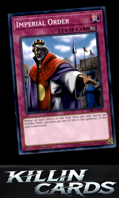 1st Edition Imperial Order SDRR-EN040 YuGiOh Common Structure Deck: Rokket Revol