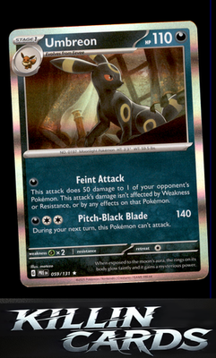 Umbreon 059/131 Pokemon Rare SV: Prismatic Evolutions Card NM