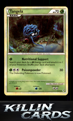 Tangela 72/95 Pokemon Common Call of Legends Card NM