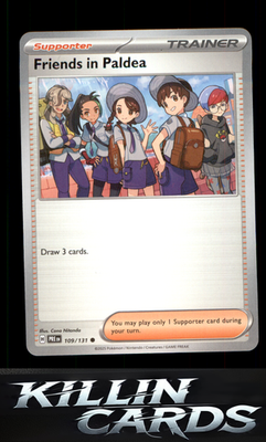 Friends in Paldea - 109/131 109/131 Pokemon Common SV: Prismatic Evolutions Card