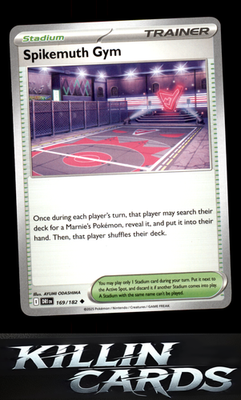 Spikemuth Gym 169/182 Pokemon Uncommon SV10: Destined Rivals Card NM