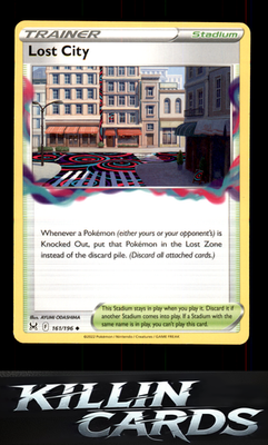 Lost City 161/196 Pokemon Uncommon SWSH11: Lost Origin Card NM
