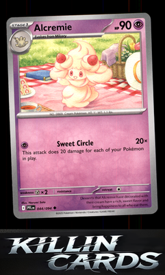 Alcremie 044/094 Pokemon Uncommon ME02: Phantasmal Flames Card NM