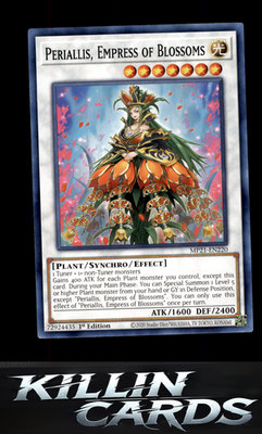 1st Edition Periallis, Empress of Blossoms MP21-EN220 YuGiOh Common 2021 Tin of
