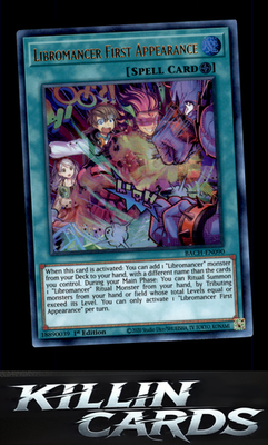 1st Edition Libromancer First Appearance BACH-EN090 YuGiOh Ultra Rare Battle of